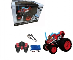 RC stunt car red