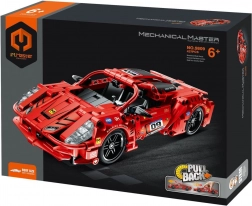 bouwset raceauto met terugtrekmechanisme, 437 onderdelen