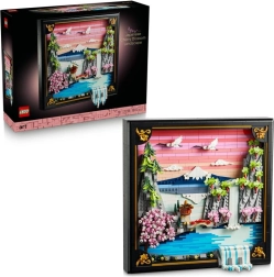 LEGO Art Cherry Blossom Landscape – 3D Japanese Wall Decoration