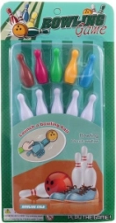 Mini-kegelen voor kinderen met lanceerder