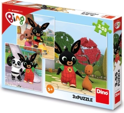 Puzzel BING speelt 3×55 stukjes