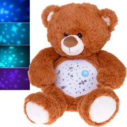 Pluchen teddybeer met sterrenprojector en wiegeliedjes, nachtlampje voor het inslapen