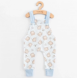 children’s cotton dungarees New Baby Biscuits blue
