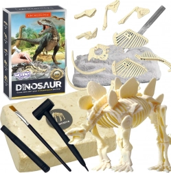 Woopie archeologieset – dinosaurus stegosaurus, opgravingen en bouwbare skelet