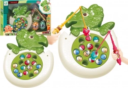 Visspel met hengels en lichtjes – dinosaurus