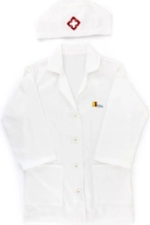 Children’s doctor costume with cap