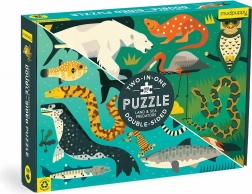 Mudpuppy Dubbelzijdige Puzzel Land- en Zeeroofdieren