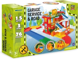 WADER garageservice, drie verdiepingen tellende baan van 1,5 m met 2 auto's