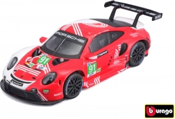 Metalen model Bburago Porsche 911 RSR LM 2020 1:43 in decoratieve doos