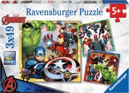Puzzel Ravensburger Marvel Avengers 3x49 st.