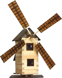Houten lijmmodelbouwset Walachia windmolen 1:32