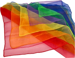 Set of Goki Juggling Scarves 6 pcs