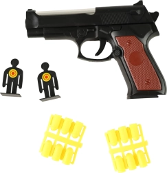 Pistolet en plastique pour balles en caoutchouc avec cibles ludiques