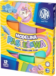 ASTRA thermohardende klei, 12 pastelkleuren