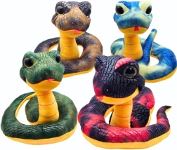 Pluchen kleurrijke slang