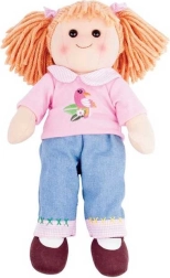 BIGJIGS TOYS Cloth Doll Molly 38 cm