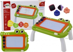 Drawing Table Znikopis Crocodile with Green Stamps