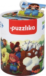 Puzzlika fabrication de jeans – puzzle narratif éducatif pour enfants, 15 pièces