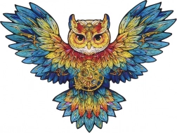 Houten puzzel Uil RoboTime