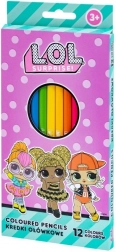 Driehoekige kleurpotloden 12 stuks ASTRA L.O.L. SURPRISE