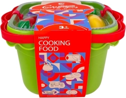 Panier avec fruits et légumes à couper, set pour enfants