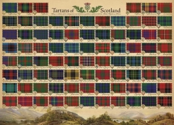 Scottish Tartans Puzzle 1000 Pieces COBBLE HILL