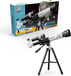 Télescope astronomique pour enfants avec trépied et clip pour téléphone