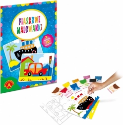 Tableaux de sable - Bateau, voiture