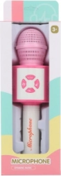 Kinder karaokemicrofoon roze op batterijen