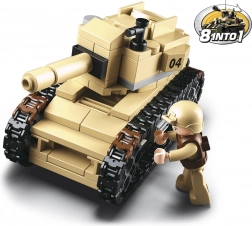 Sluban Army 8-in-1 tank – miniconstructieset