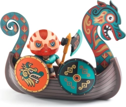 Djeco Arty Toys figuur Drak – viking op een schip