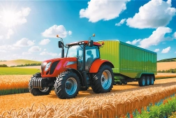 Puzzle Trefl Agricultural Machinery 100 pieces