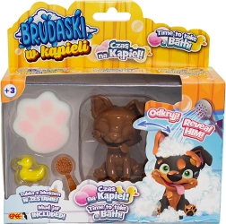 Brudaski in bad – corgi zwart-wit (bonuset)