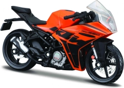 Model van metalen motorfiets KTM RC390 met sokkel 1:18
