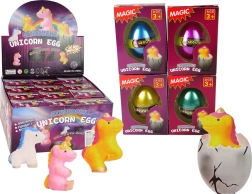 Œuf magique à faire éclore licorne dans l’eau 6 cm – 4 couleurs