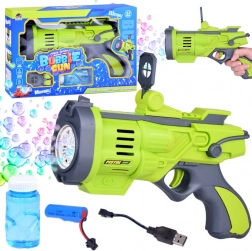 Electric Bubble Gun with USB Charging and Sight
