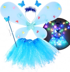 Beautiful Glowing Butterfly Costume for Little Fairy