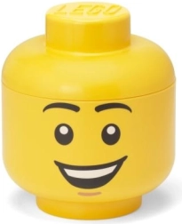 Lego tête de rangement S – garçon heureux