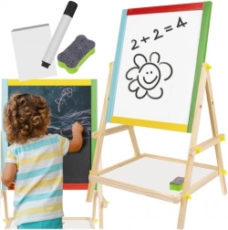 Wooden double-sided rotating magnetic board for children KRUZZEL