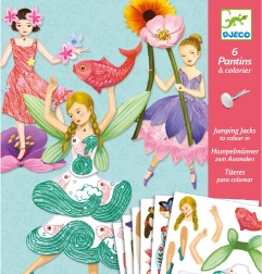 Djeco moving fairy figures – creative set for kids