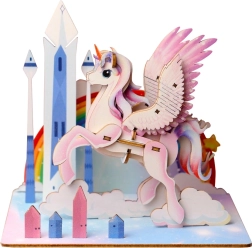 EscapeWelt 3D wooden unicorn puzzle