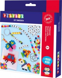 Strijkkralen PLAYBOX – set kralen, armbanden en hangers 1550 stuks
