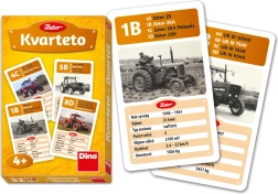 Kvartet spel Zetor tractoren