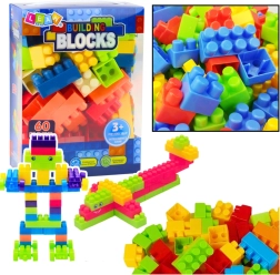 Educational Set Colorful Building Blocks 60 pcs