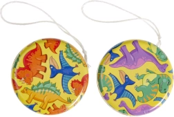 Metalen jojo met dinosaurusmotief