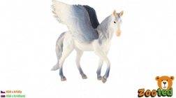 White-gray Pegasus – plastic figurine 14 cm