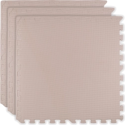 HUMBI foam floor play mat 180 × 60 cm, waterproof large puzzle, 3 pcs, light pink