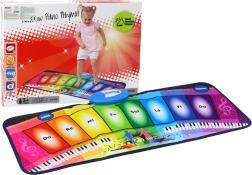 Interactieve muzikale speelmat Pianinko Regenboog