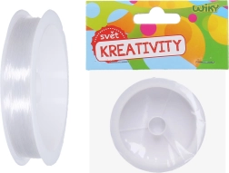 Transparante nylon draad voor kralen 0,3 mm, 55 m