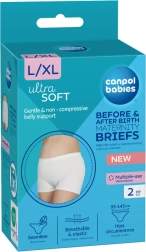 Canpol babies maternity and postpartum panties 2-in-1 L/XL – 2 pieces